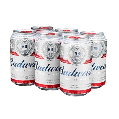 Six Pack Budweiser Lata La Kubera