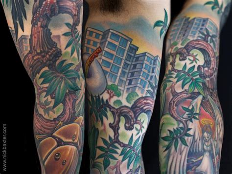 Calle sanchez de orellana entre hnas. Ecuador (Detail) by Nick Baxter : Tattoos