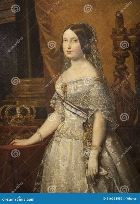 Portrait Of Queen Isabella Ii Of Spain Editorial Photography Image Of