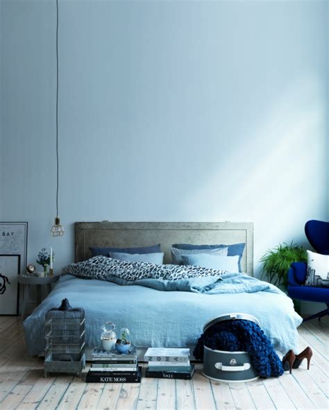 Helle und pastellige blautöne lassen den raum optisch. Schlafzimmer Blau - 50 blaue Schlafbereiche, die Schlaf ...