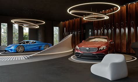 Luxury Cars Showroom On Behance