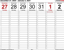 Editable calendar excel, word, pdf, daily, weekly, monthly, yearly, 12 months january to december. Weekly Calendars 2021 for PDF - 12 free printable templates