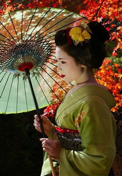 我要為你犧牲一切。 japanische schönheit geisha geisha kunst