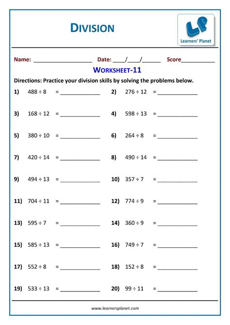 Basically division is sharing objects and is inverse of multiplication. Printable division worksheets 3rd grade math