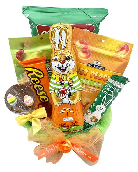 Easter T Baskets Fuzzy Bunny Basket Sweet And Scrumptious Easter