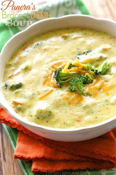 Paneras Broccoli Cheese Soup The Girl Who Ate Everything