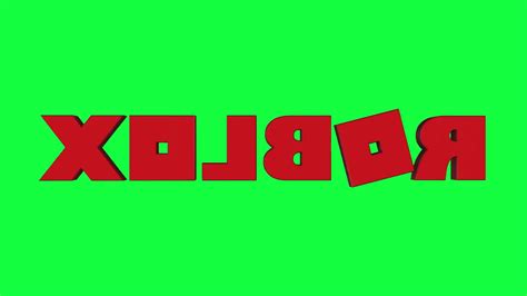 Roblox Green Screen Logo Loop Chroma Animation Youtube