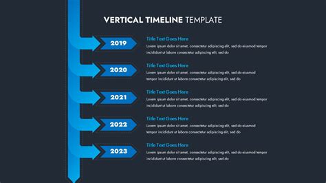 Animated Vertical Timeline Template Slidebazaar