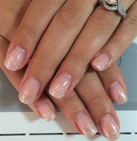 Nude Nails With Glitter Nail Art Gallery Hot Sex Picture