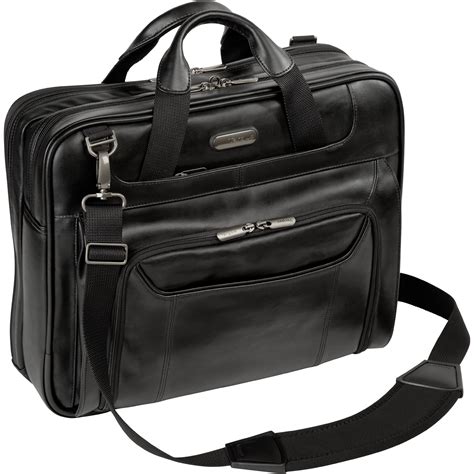 14 Leather Corporate Traveler Laptop Case Cuct02ual Black