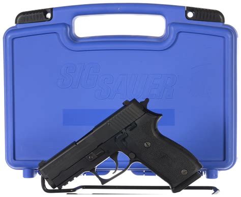 Sig Sauer P220 Semi Automatic Pistol With Case Rock Island Auction