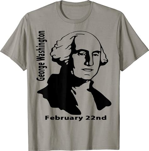 George Washington President T Shirt Uk Fashion