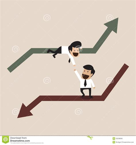 Businessman Help Each Other Stock Photo Image 33238060