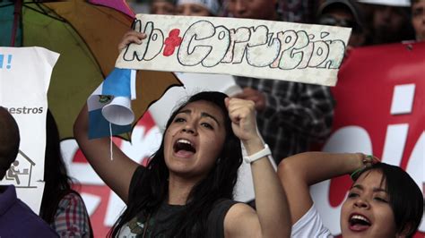 Opnieuw Anti Corruptieprotest In Guatemala