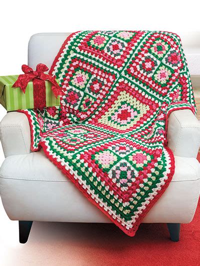 Crochet Christmas Tree Skirts Afghans And More With Granny Square