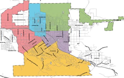 2022 Election District Maps City Of Redlands