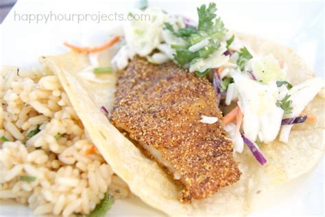 Easy Baja Fish Tacos Happy Hour Projects