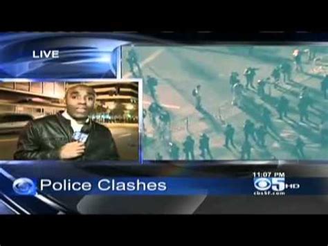 Flash Grenades Tear Gas Occupy Oakland Flv YouTube