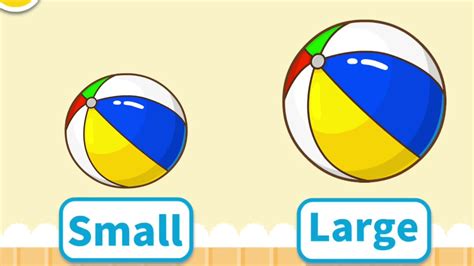Learn Opposites Big And Small Simple Learning Video For Babies