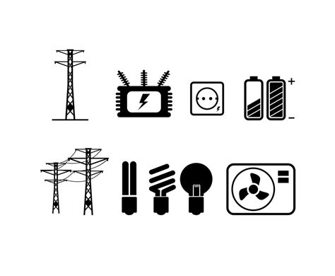 Electricity Energy Vector Vector Art And Graphics