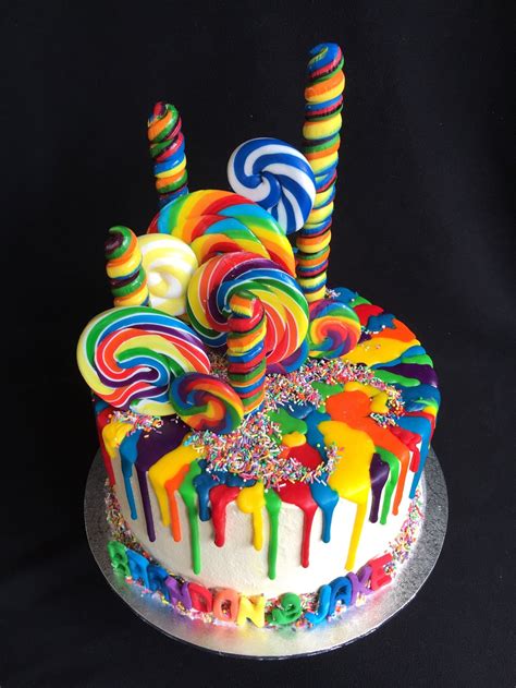 16 Easy Birthday Rainbow Cake