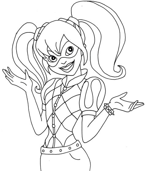 free printable harley quinn coloring pages printable word searches