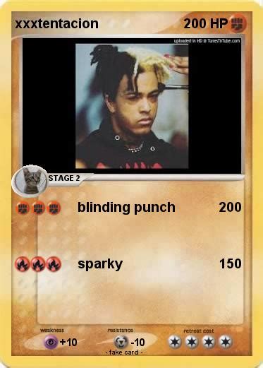 Pokémon xxxtentacion 29 29 blinding punch My Pokemon Card