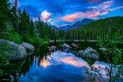 Estes Park Art Bear Lake In Rocky Mountain National Park Etsy