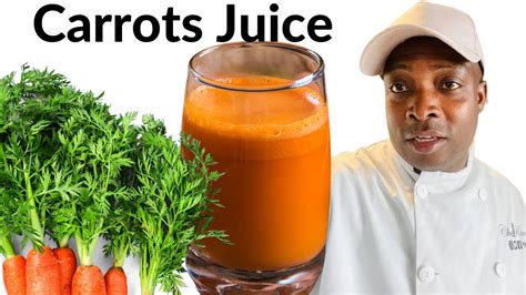 Jamaica Carrots Juice Healthy Recipe Youtube