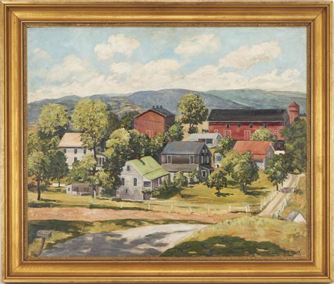 Lot 504 Henry Martin Book Ob Landscape Painting New Holland Pa
