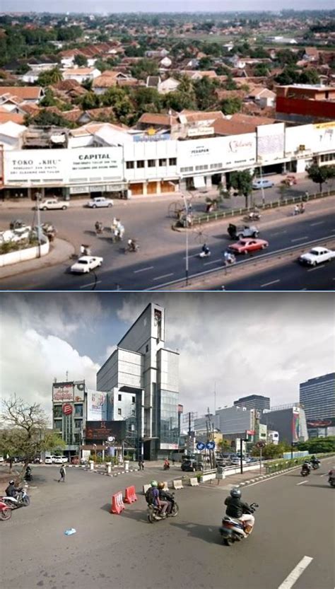 Jl Blora Jakarta Atas 1971 Dan Bawah 2018 Jakarta Old Photos
