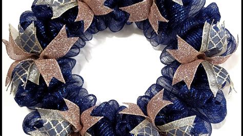 How To Make A Ribbon Wreath On Wire Frame