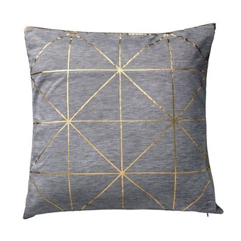 Free shipping on orders over $25 shipped by amazon. geometric. thin gold foil. gray.#decorativepillow | Pillows, Throw pillows, Grey and gold