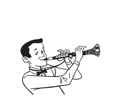 Clarinet Player Drawing By Csa Images Fine Art America