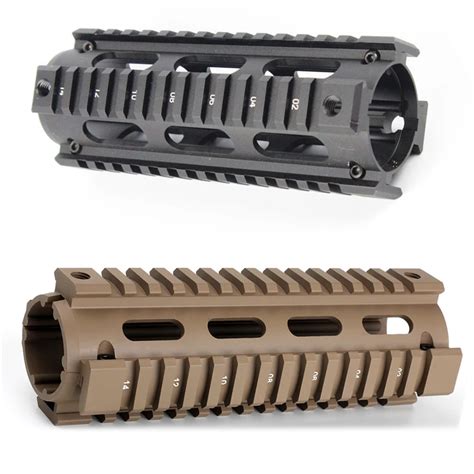 Tactical Hunting 675 Inch Free Float Handguards 2 Piece Drop In Quad