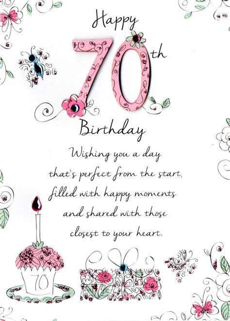 Female 70th Birthday Greeting Card Second Nature Just To Say Cards Ebay