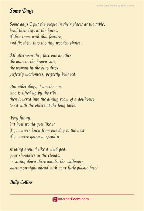 Billy Collins Birthday Poem Wraptips