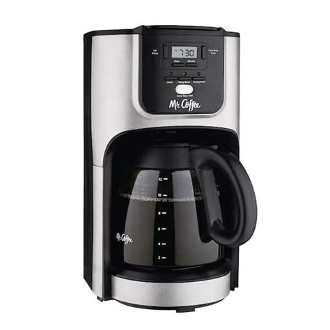 Mr Coffee 12 Cup Programmable Stainless Steel Drip Coffee Maker Bvmc