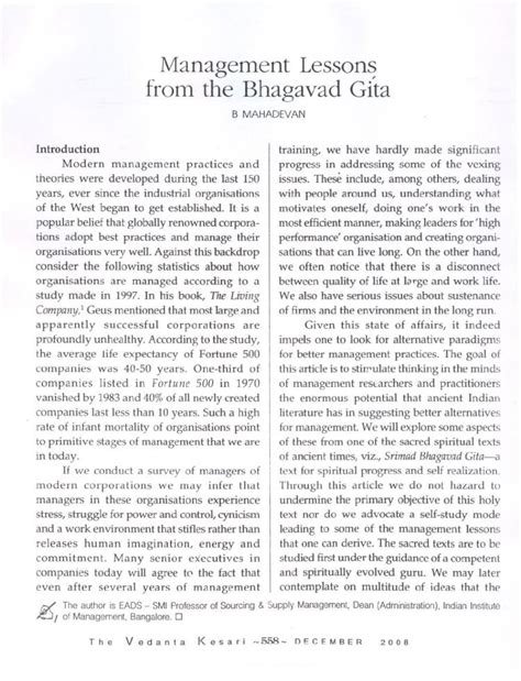 PDF Management Lesson From The Bhagavad Gita DOKUMEN TIPS