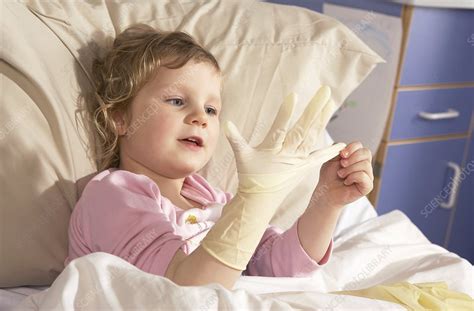 Young Girl In Hospital Stock Image C0073339 Science Photo Library