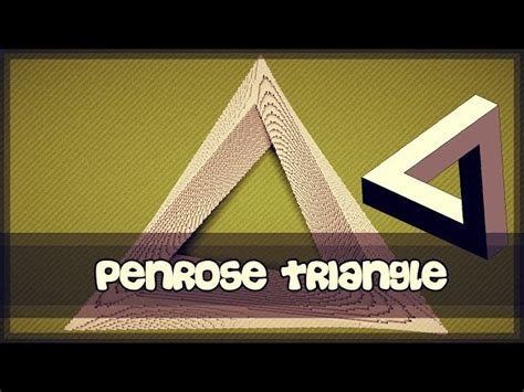Penrose Triangle Impossible Optical Illusion Minecraft Map