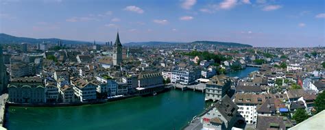 File:Pano-Zurich-CityScape-FromGrossMunster-RiverSide.jpg