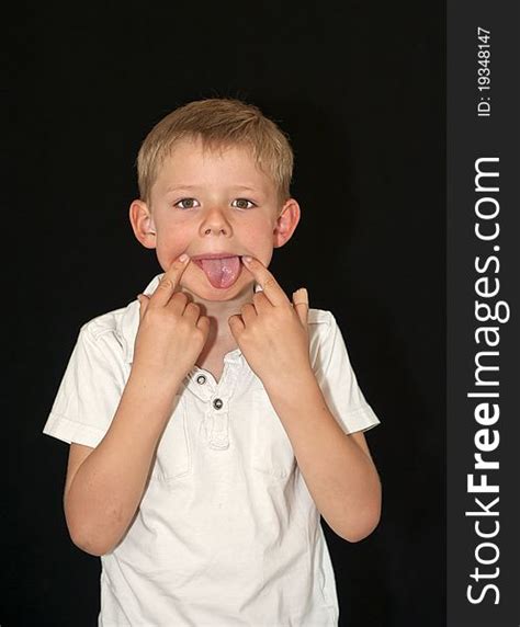 3 Young Boy Pulling Funny Face Free Stock Photos Stockfreeimages