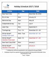 Pictures of Nursing Holiday Schedule Ideas