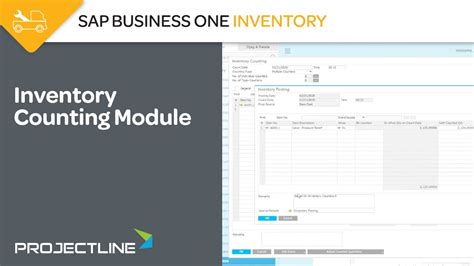Sap Business One Inventory Counting Module Youtube