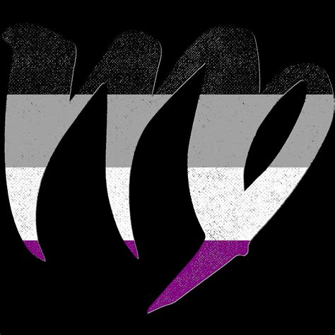 Asexual Pride Flag Virgo Zodiac Sign Digital Art By Patrick Hiller Pixels