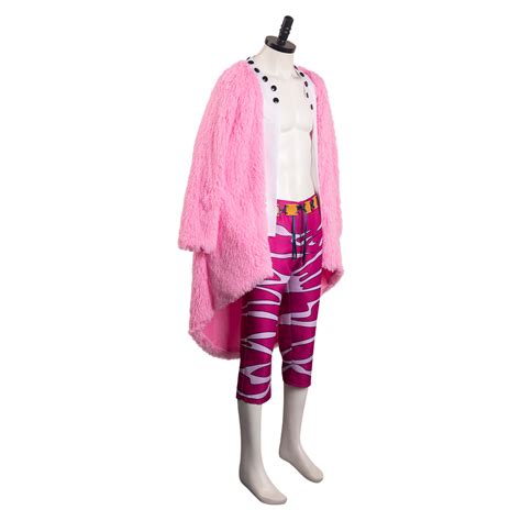 Anime One Piece Donquixote Doflamingo Outfits Halloween Carnival Suit