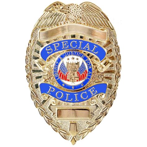 Deluxe Special Police Badge Camouflageca