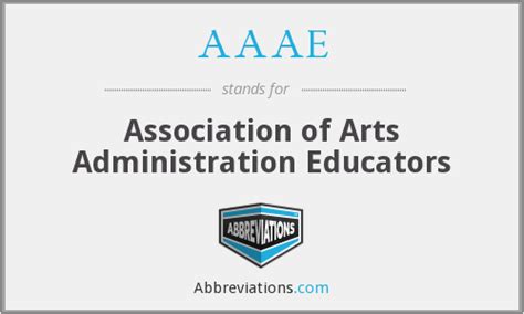 Aaae Association Of Arts Administration Educators