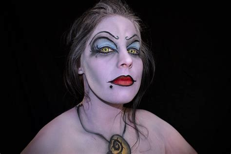 Ursula Cosplay Makeup From “the Little Mermaid” Painted By Ally Kara